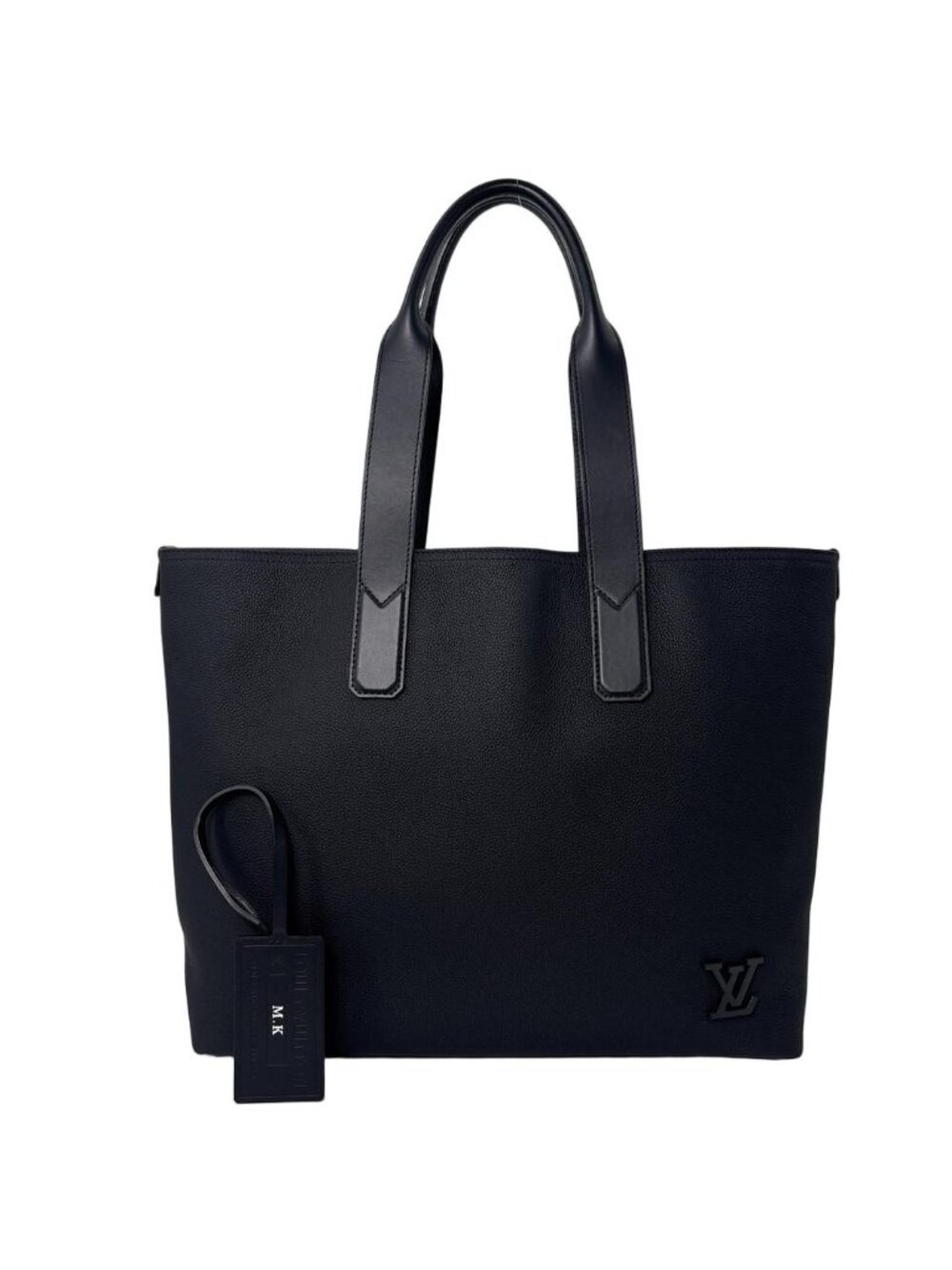 Louis Vuitton LV Aerogram Pilot Tote Bag Black